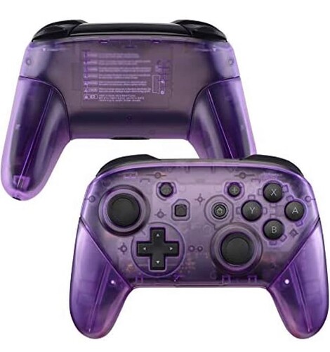 translucent purple shell for Switch Pro Controller