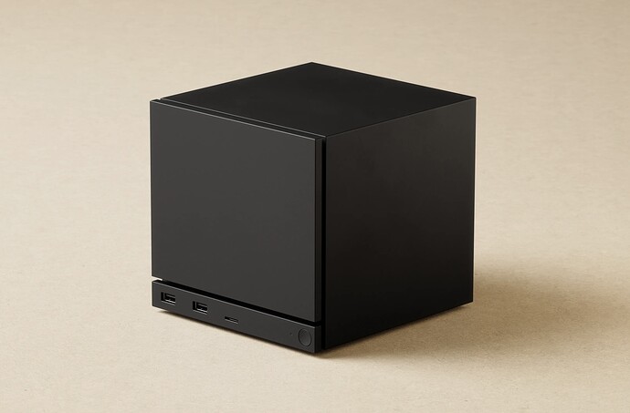 Steam Machine, a small black cube gaming console