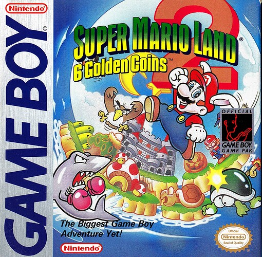 Box art for Super Mario Land 2: 6 Golden Coins on GameBoy