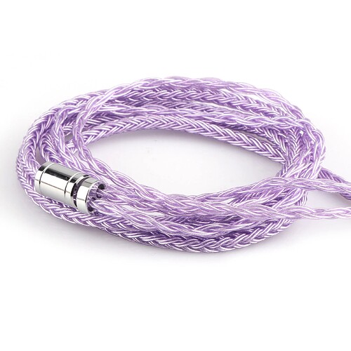 Tripowin Zonie IEM cable in lilac_2946